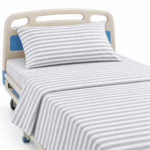 Deluxe Room Striped Bed Sheet