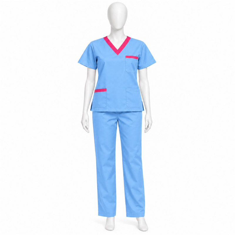 Women's Contrast-Trim Staff Uniform