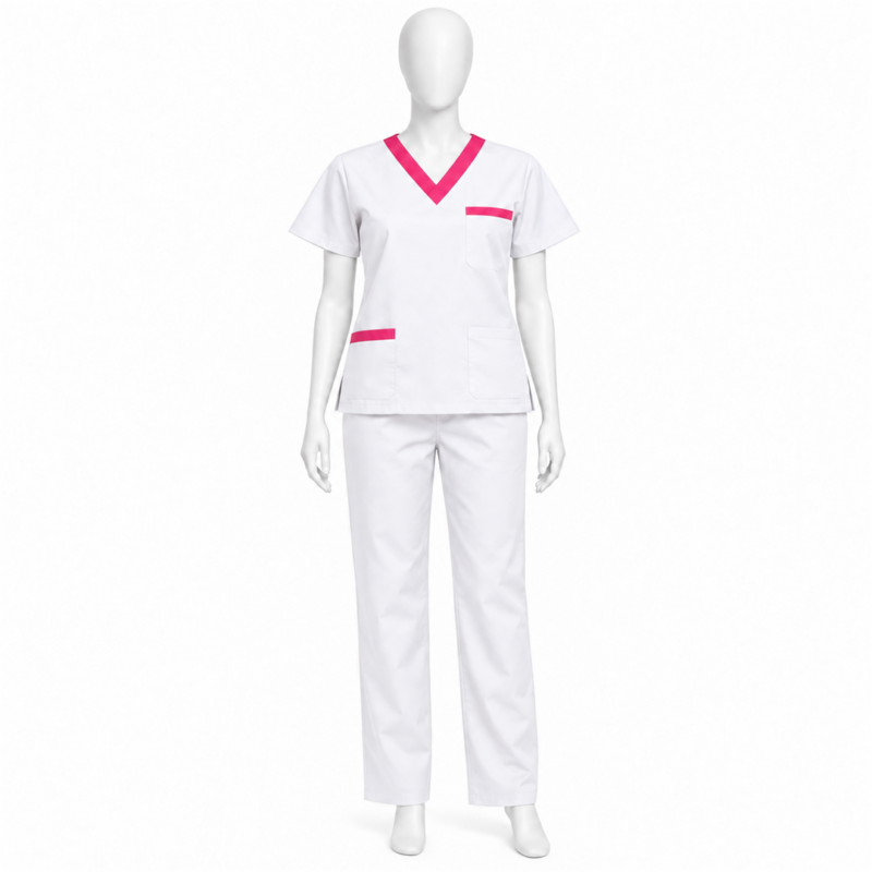Women's Contrast-Trim Staff Uniform